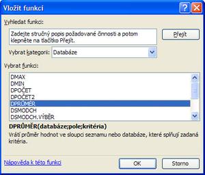 Databázové funkce v MS Excel – Jubela s.r.o.