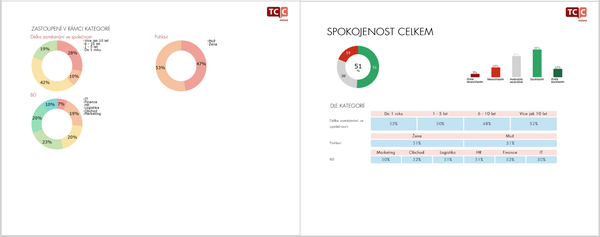 Souhrn Zaměstnaneckého průzkumu, TCC online