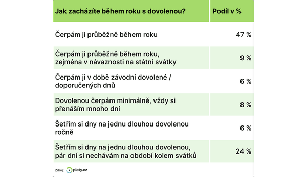 Jak Češi letos zacházejí s dovolenou?